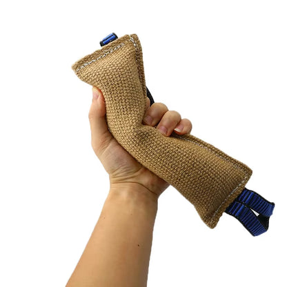 Durable Dog Training Bite Tug Pillow Sleeve with Dual Rope Handles for Malinois, German Shepherd, and Rottweiler
