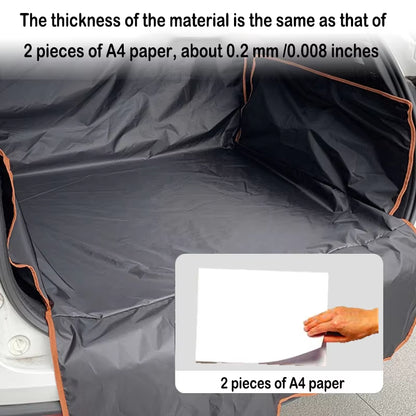 Premium Waterproof SUV Cargo Liner - Universal Fit Trunk and Back Seat Cover