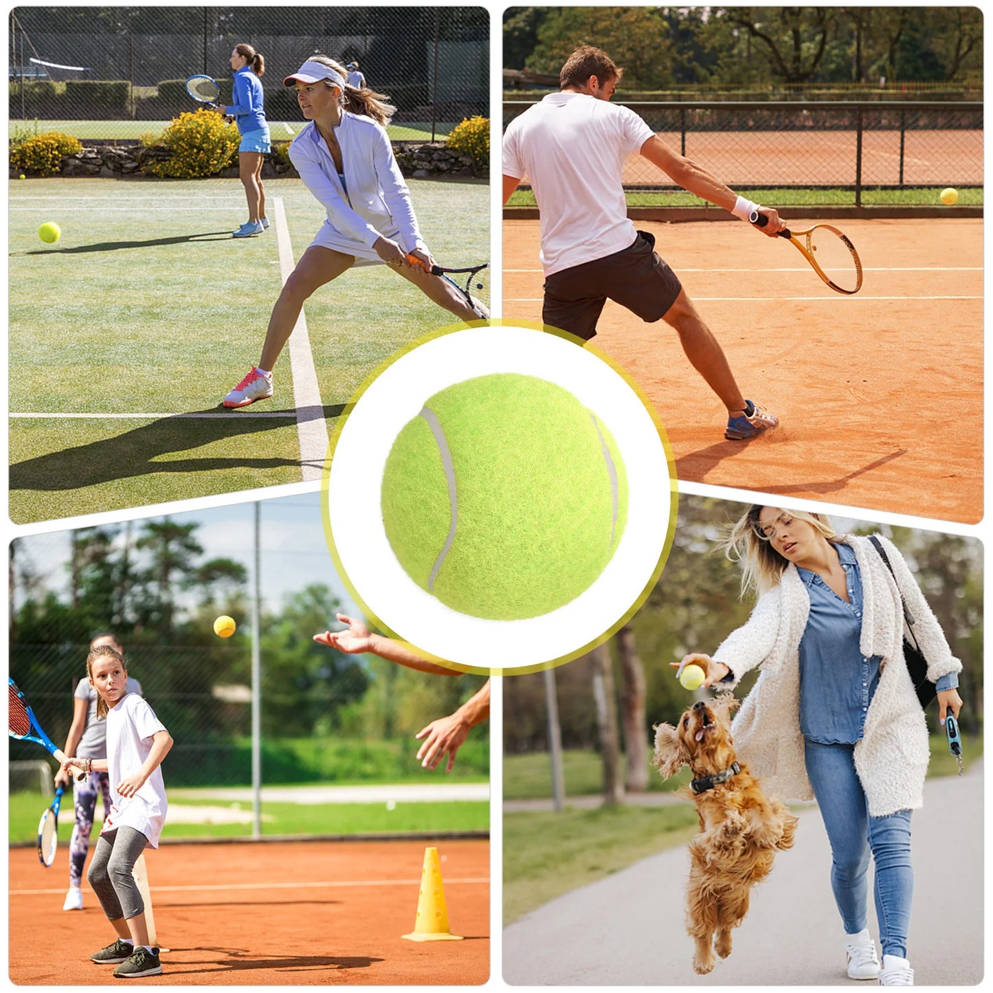 Set of 3 Dog Friendly Tennis Balls