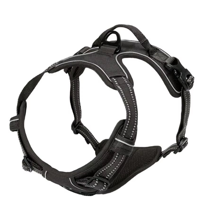 Heavy-Duty Reflective No-Pull Dog Harness with Front Clip and Control Handle for Large Dogs