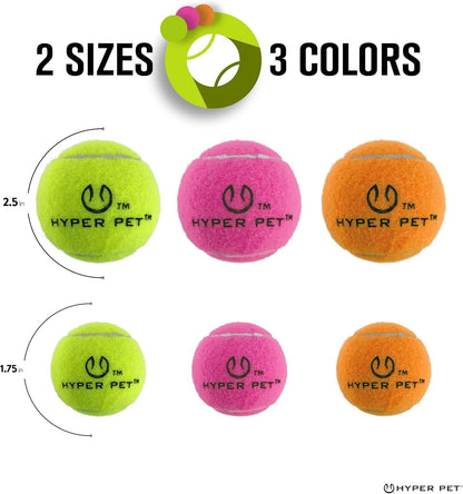 Mini Tennis Balls for Dogs - Safe and Interactive Training Balls Compatible with K9 Kannon Mini Dog Ball Launcher - 4 Pack in Pink