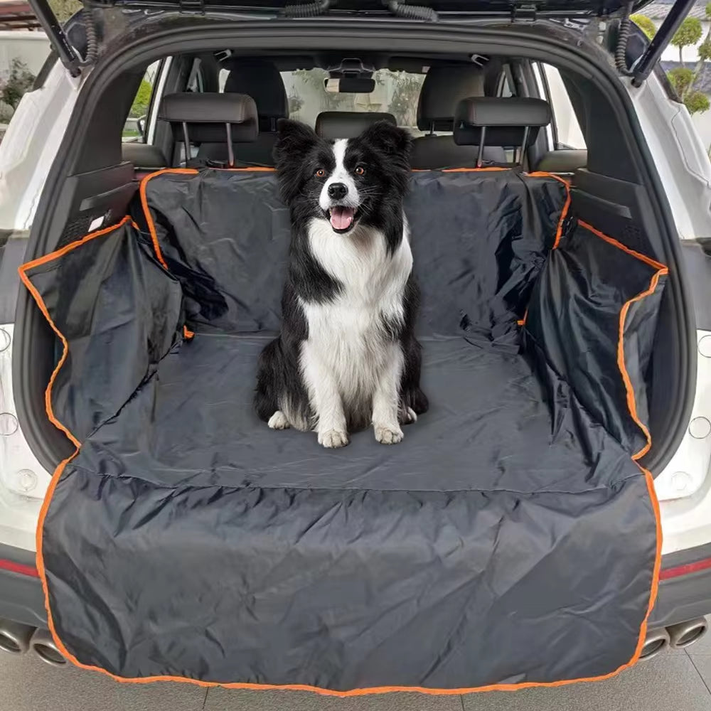 Premium Waterproof SUV Cargo Liner - Universal Fit Trunk and Back Seat Cover