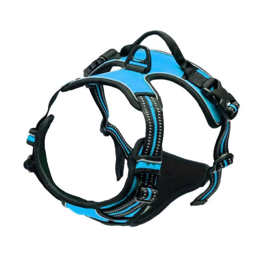 Heavy-Duty Reflective No-Pull Dog Harness with Front Clip and Control Handle for Large Dogs