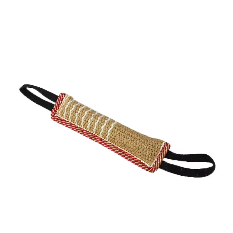 Durable Dog Training Bite Tug Pillow Sleeve with Dual Rope Handles for Malinois, German Shepherd, and Rottweiler
