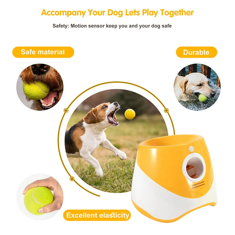 Automatic Tennis Ball Launcher for Dogs