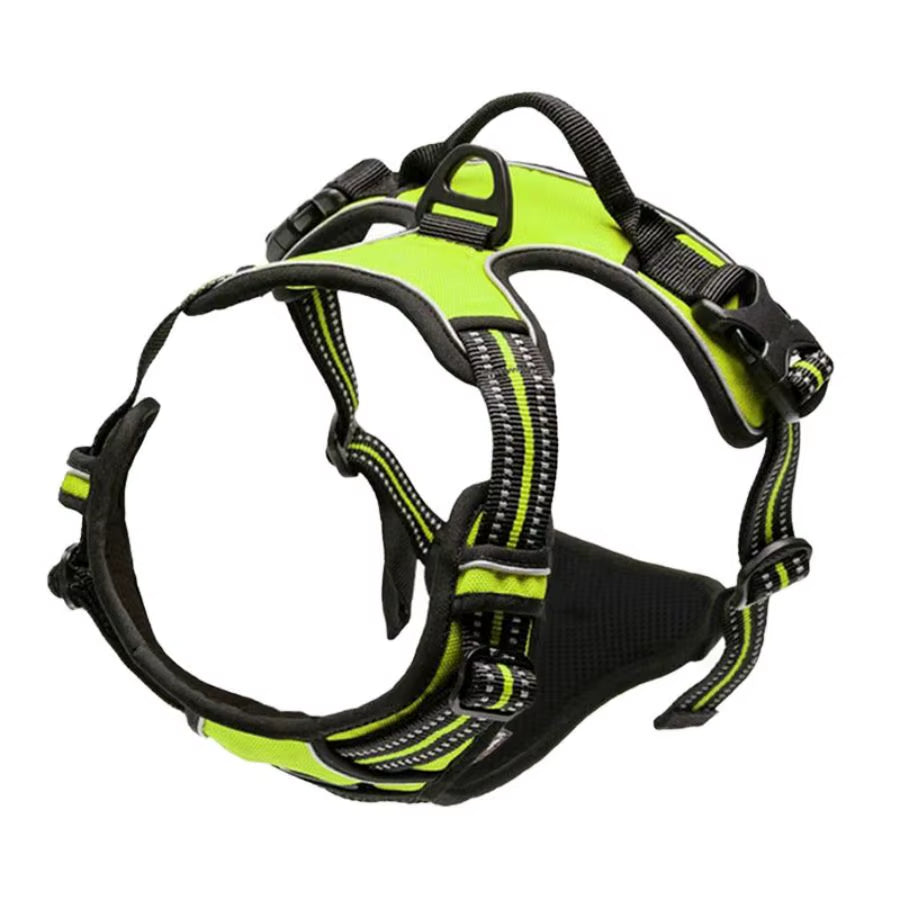 Heavy-Duty Reflective No-Pull Dog Harness with Front Clip and Control Handle for Large Dogs