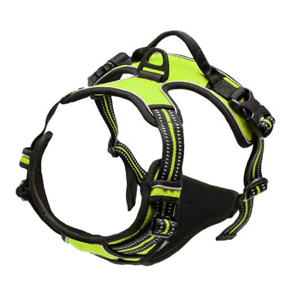 Heavy-Duty Reflective No-Pull Dog Harness with Front Clip and Control Handle for Large Dogs