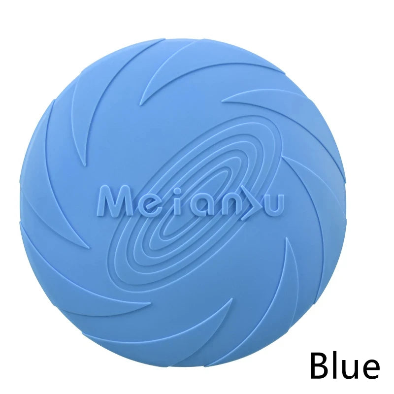 Durable Silicone Flying Disc for Dogs - Perfect for Outdoor Training and Playtime!