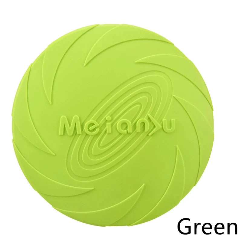 Durable Silicone Flying Disc for Dogs - Perfect for Outdoor Training and Playtime!