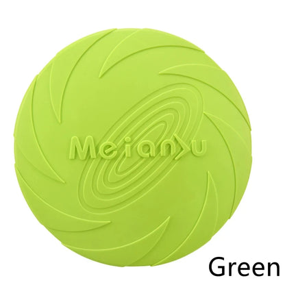 Durable Silicone Flying Disc for Dogs - Perfect for Outdoor Training and Playtime!