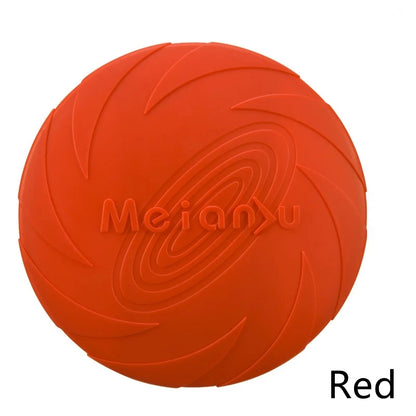 Durable Silicone Flying Disc for Dogs - Perfect for Outdoor Training and Playtime!