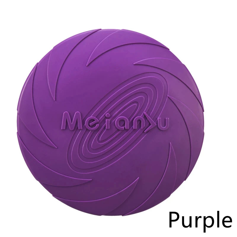 Durable Silicone Flying Disc for Dogs - Perfect for Outdoor Training and Playtime!