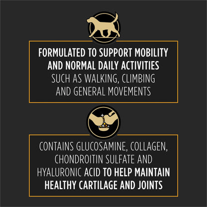 Veterinary Supplements Joint Care Mobility Canine Joint Supplement Hip and Joint Small Breed Dog Chews, 2.65 Oz.