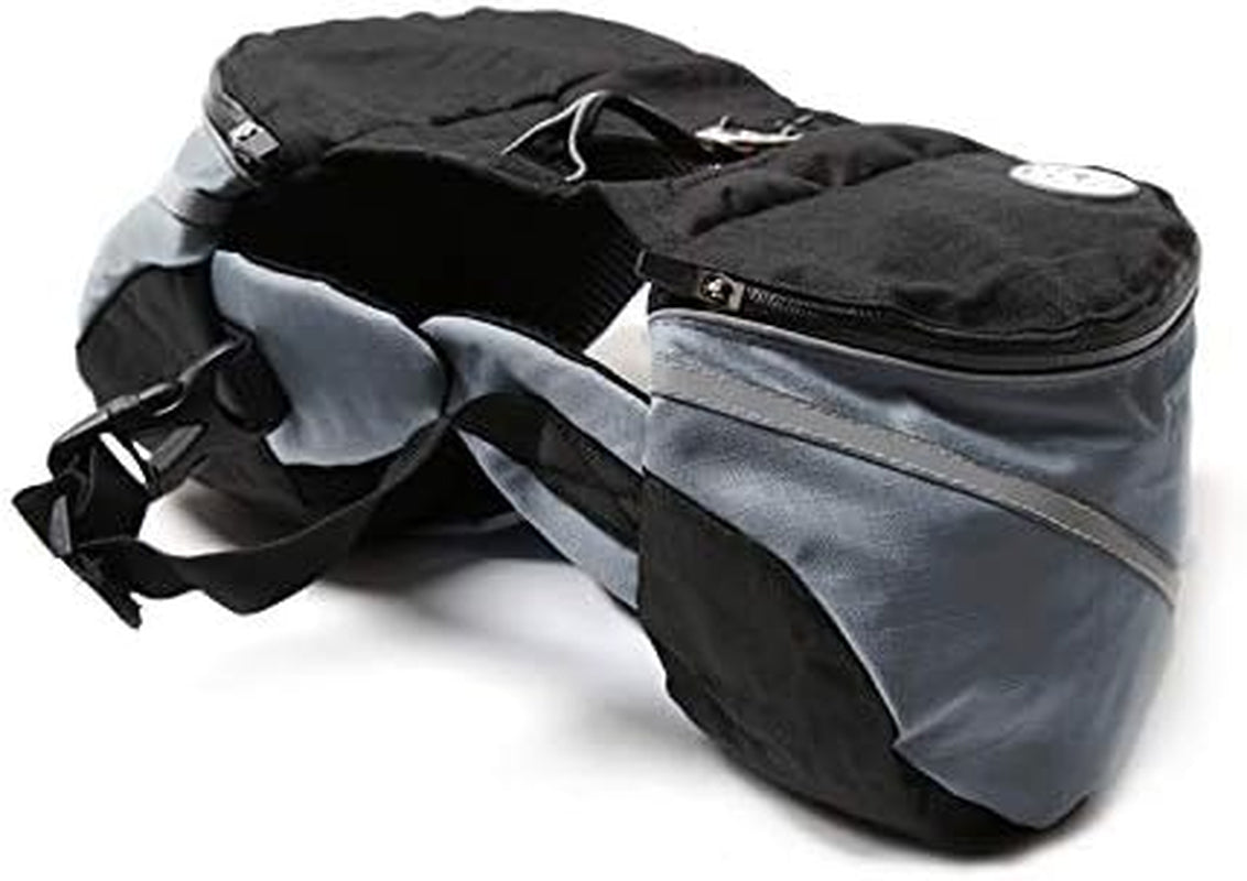 Waterproof Dog Backpack Hiking Gear Pet Harness Saddle Bag Adjustable Dog Vest Harness Reflective for Dog, Tripper Hound Bag Camping Swiming Traveling, Pet Accessories